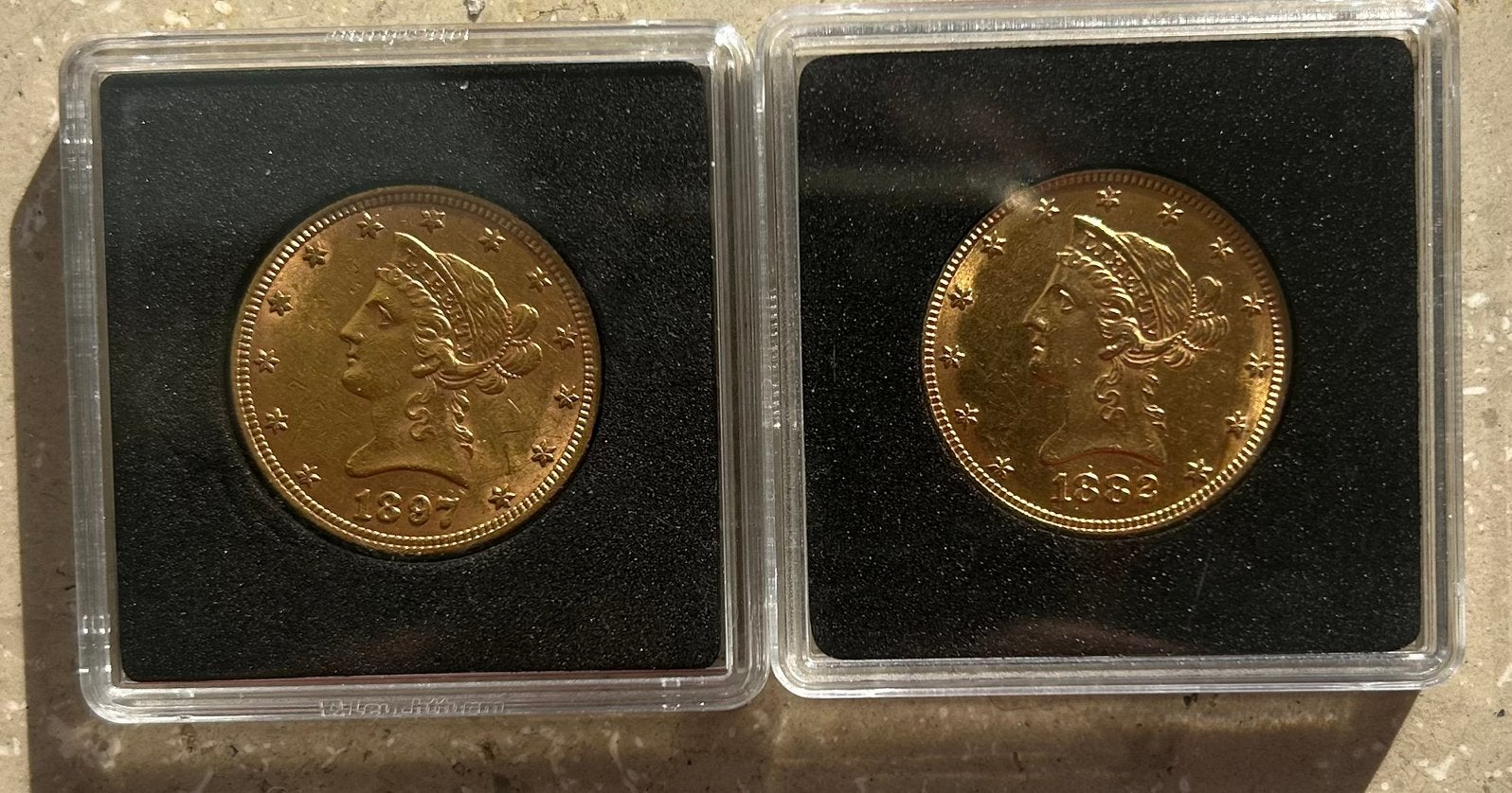 10 dollar gouden munten in heel mooie staat!, Postzegels en Munten, Ophalen