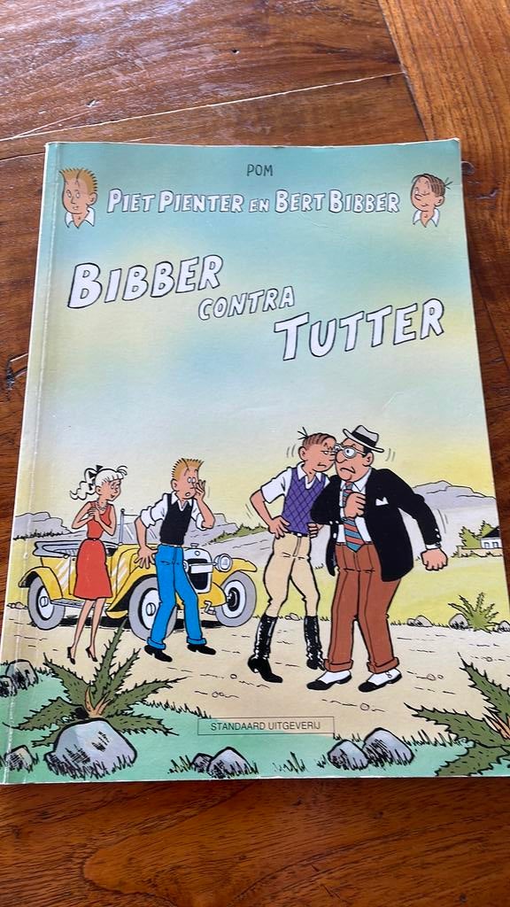Strip Piet Pienter en Bert Bibber - Bibber contra Tutter, Boeken, Stripverhalen, Gelezen, Pom, Eén stripboek, Ophalen of Verzenden