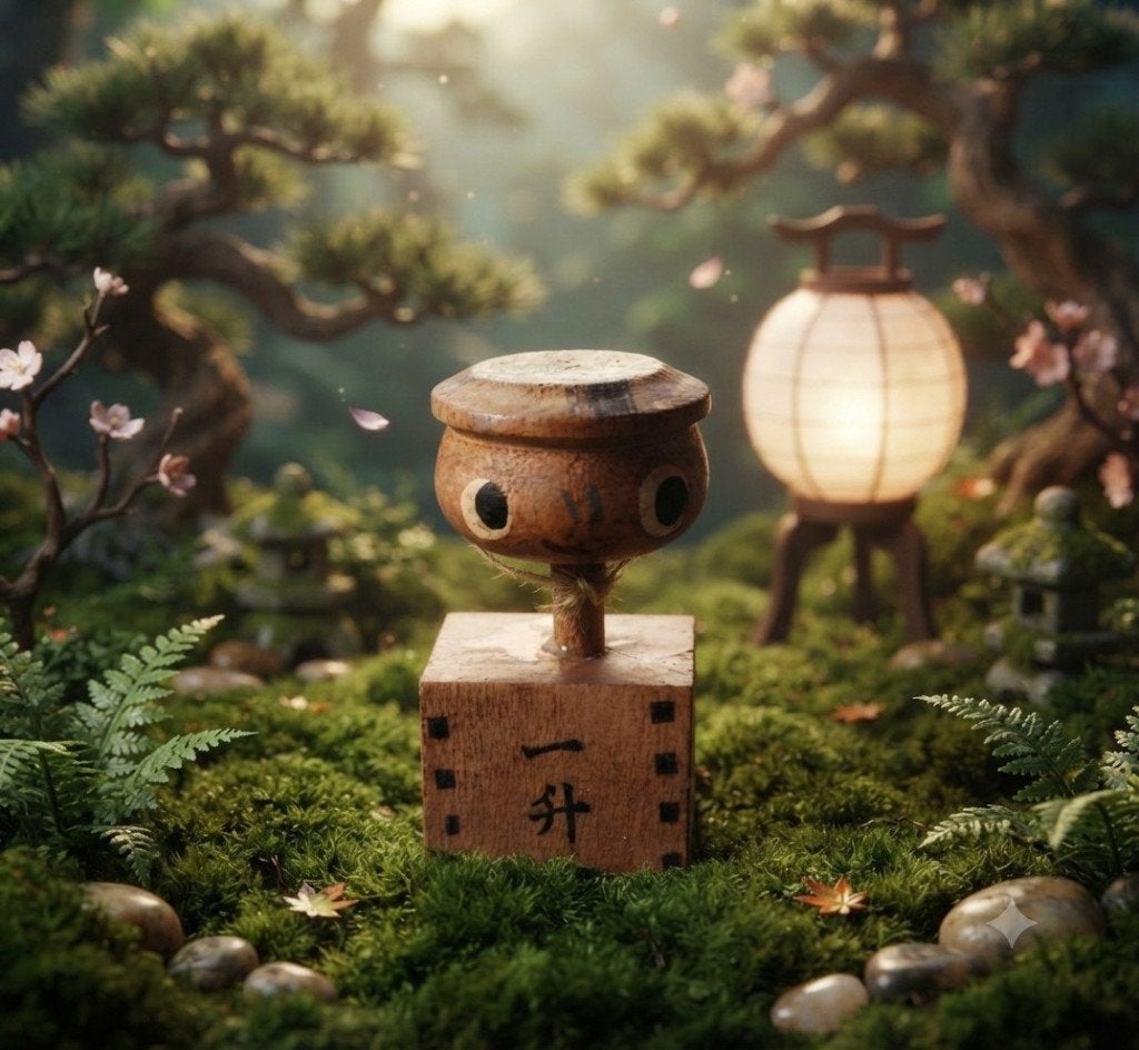 Kappa Kokeshi vintage, Antiquités & Art, Art | Art non-occidental, 6 cm, Enlèvement ou Envoi, Japon, Bois