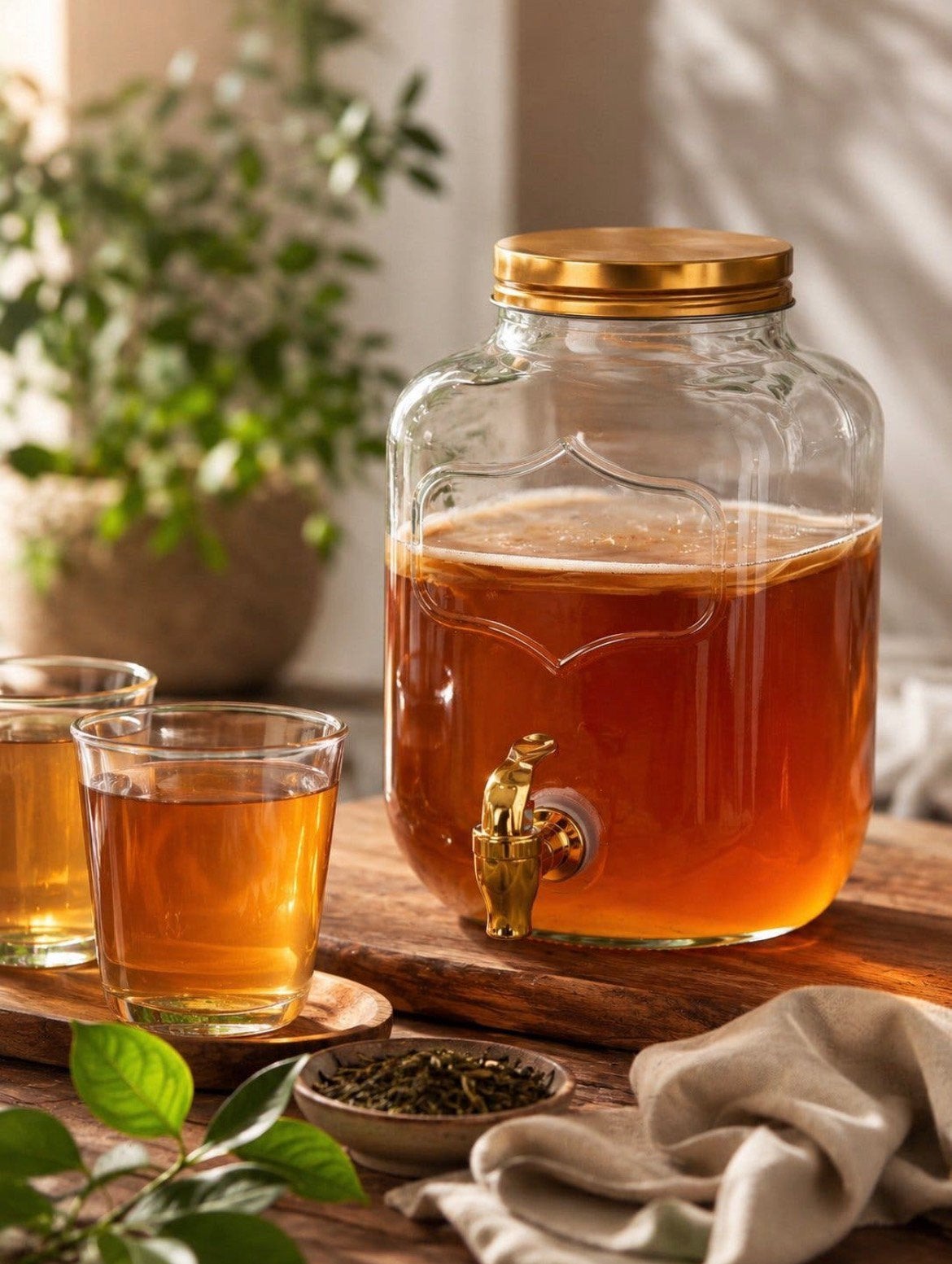 Starterspakket Kombucha + fermentatiepot van 4 liter, Enlèvement