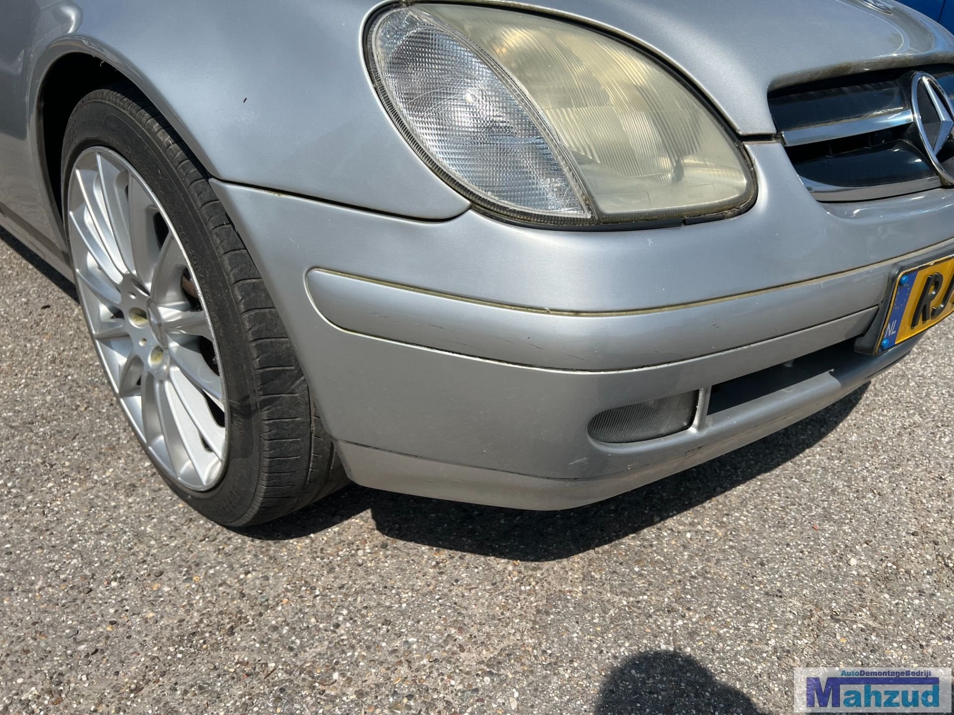 Pare-chocs avant argent H744 pour MERCEDES SLK R170 (1996-20, Mercedes-Benz AG, Pare-chocs, Mercedes-Benz, Utilisé