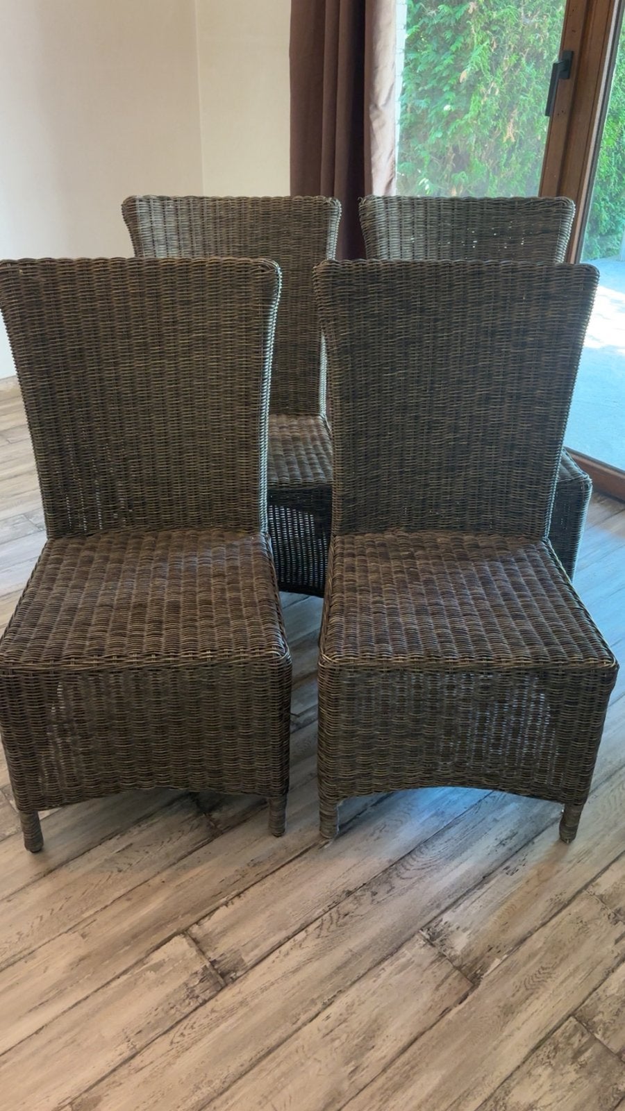 Rieten stoel, Tuin en Terras, Ophalen, Zo goed als nieuw, Wicker