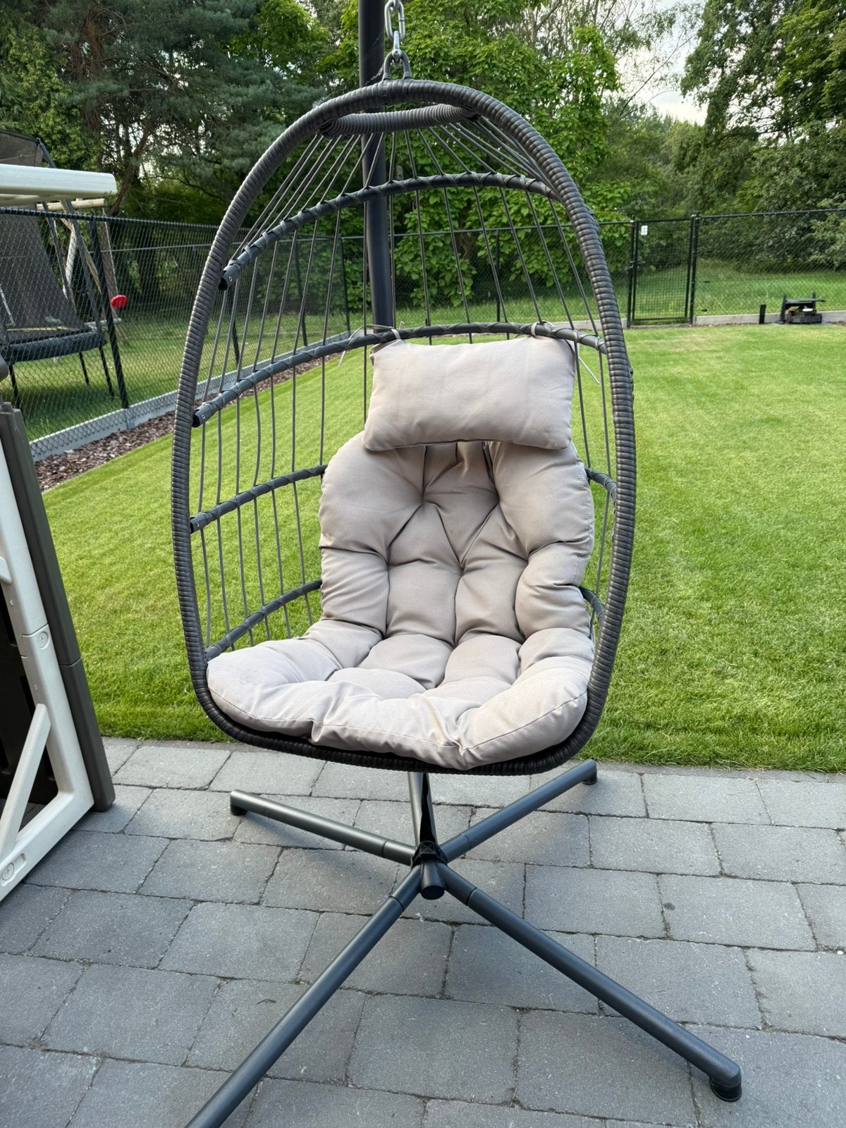 Ei hangstoel, Tuin en Terras, Tuinstoelen, Ophalen, Gebruikt