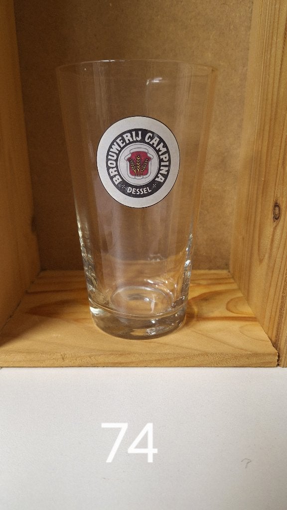 bierglas Campina (nr74), Ophalen, Gebruikt, Glas of Glazen, Overige merken