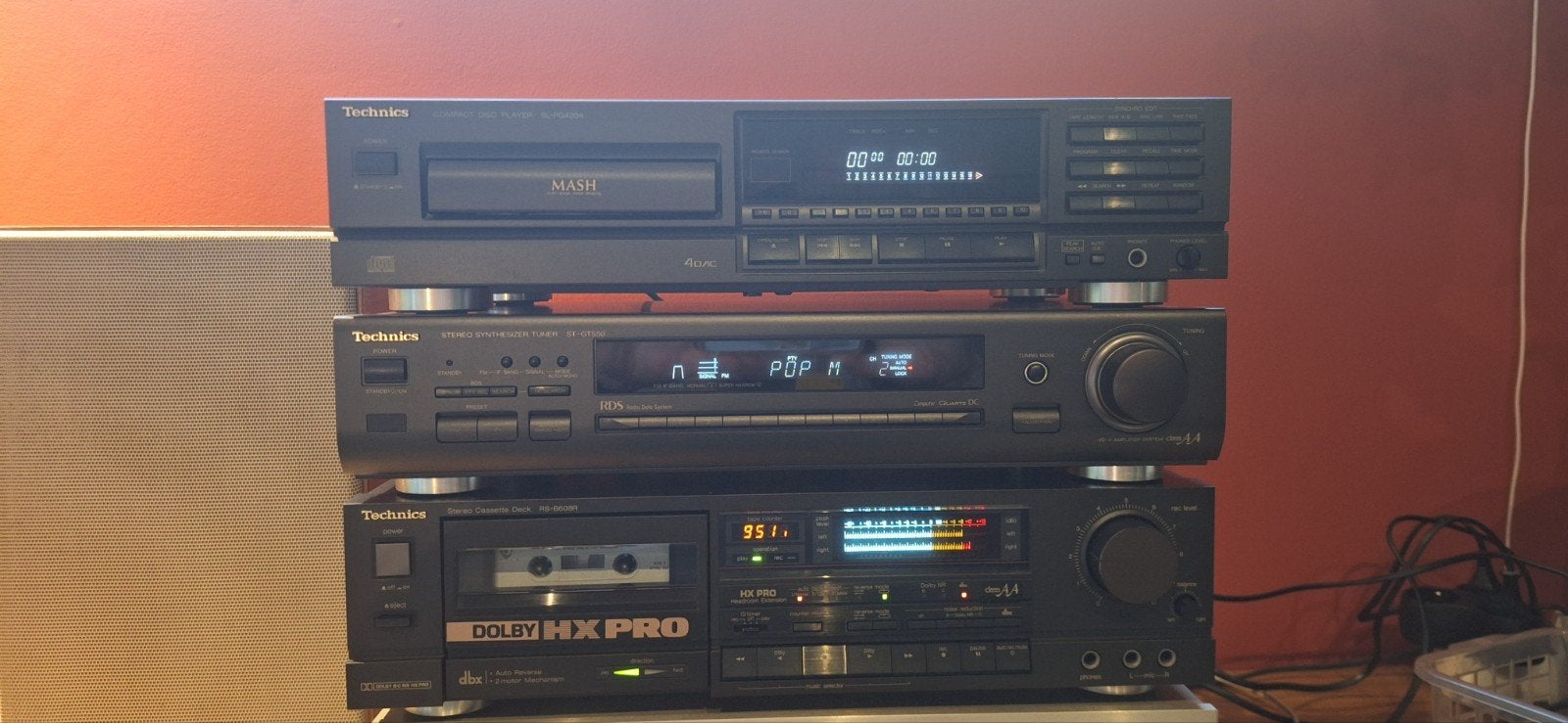 composants hifi technics ( lire la description), Enlèvement, Deck cassettes ou Lecteur-enregistreur de cassettes
