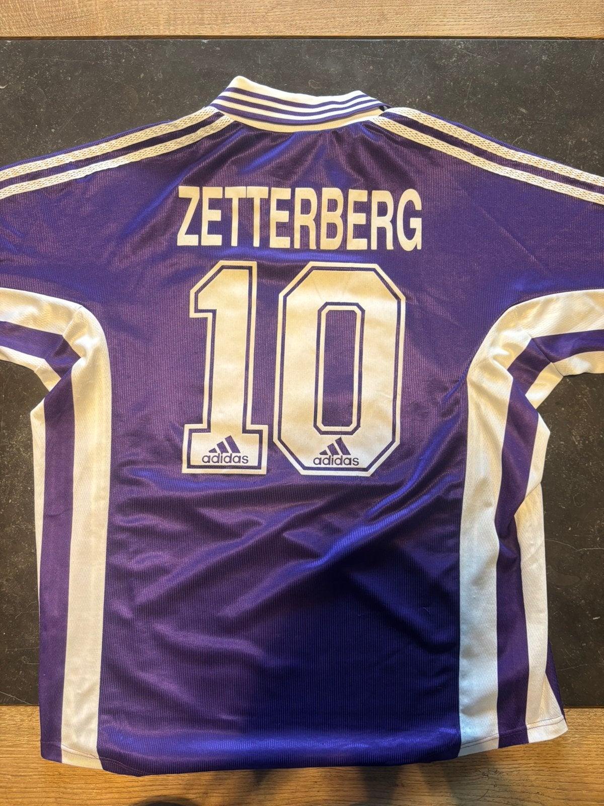 RSC Anderlecht 1999 Zetterberg shirt, Verzamelen, Verzenden, Gebruikt, Shirt