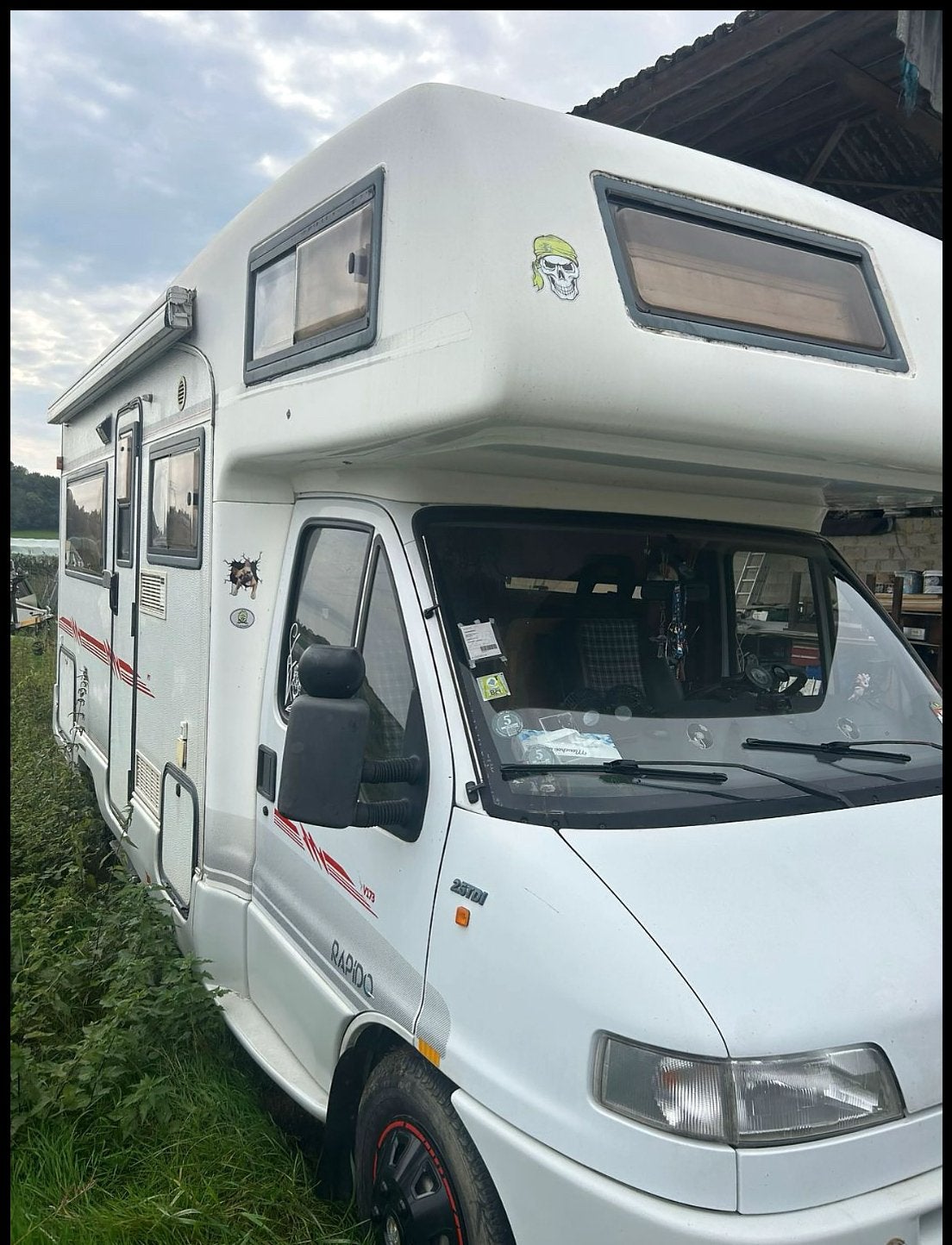 Bien lire l’annonce ni fiat ducato 2.5 TDI  1998 rapido, Caravanes & Camping, Particulier, Fiat