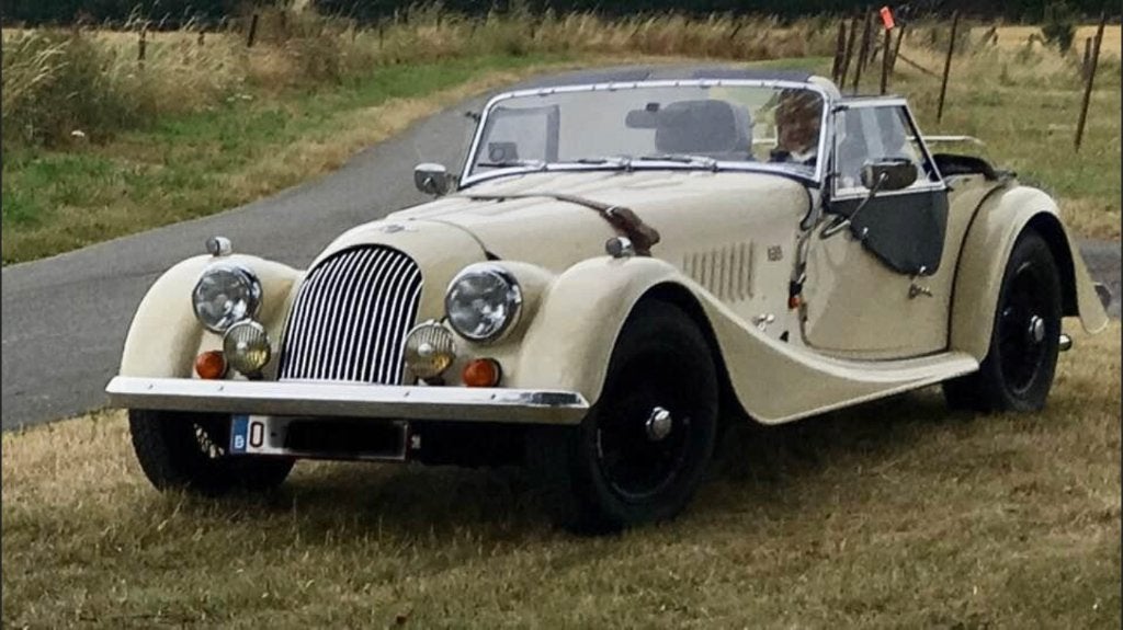 MORGAN 4 OLDTIMER, Auto's, Dealer onderhouden, Achterwielaandrijving, Zwart, Cabriolet