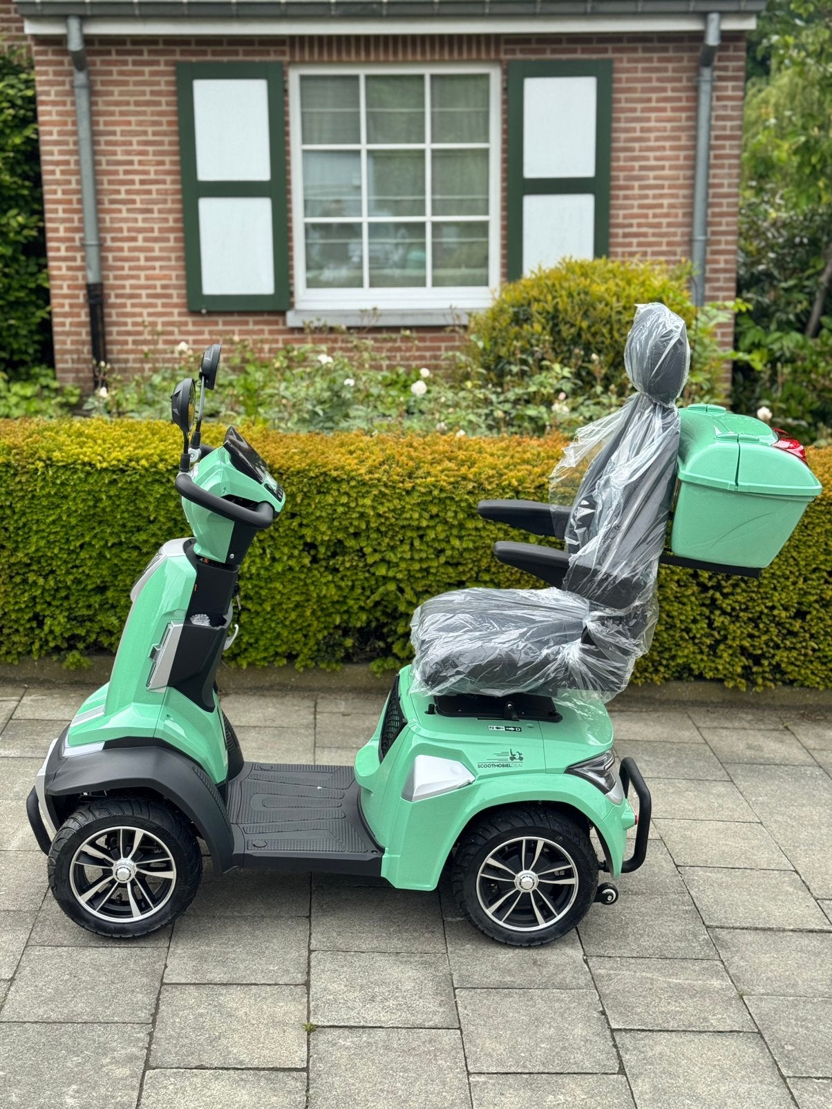 Nieuw Scootmobiel Falcon 20km/u met uitneembare lithium accu, Ophalen of Verzenden, Inklapbaar, Nieuw, Elektrische rolstoel
