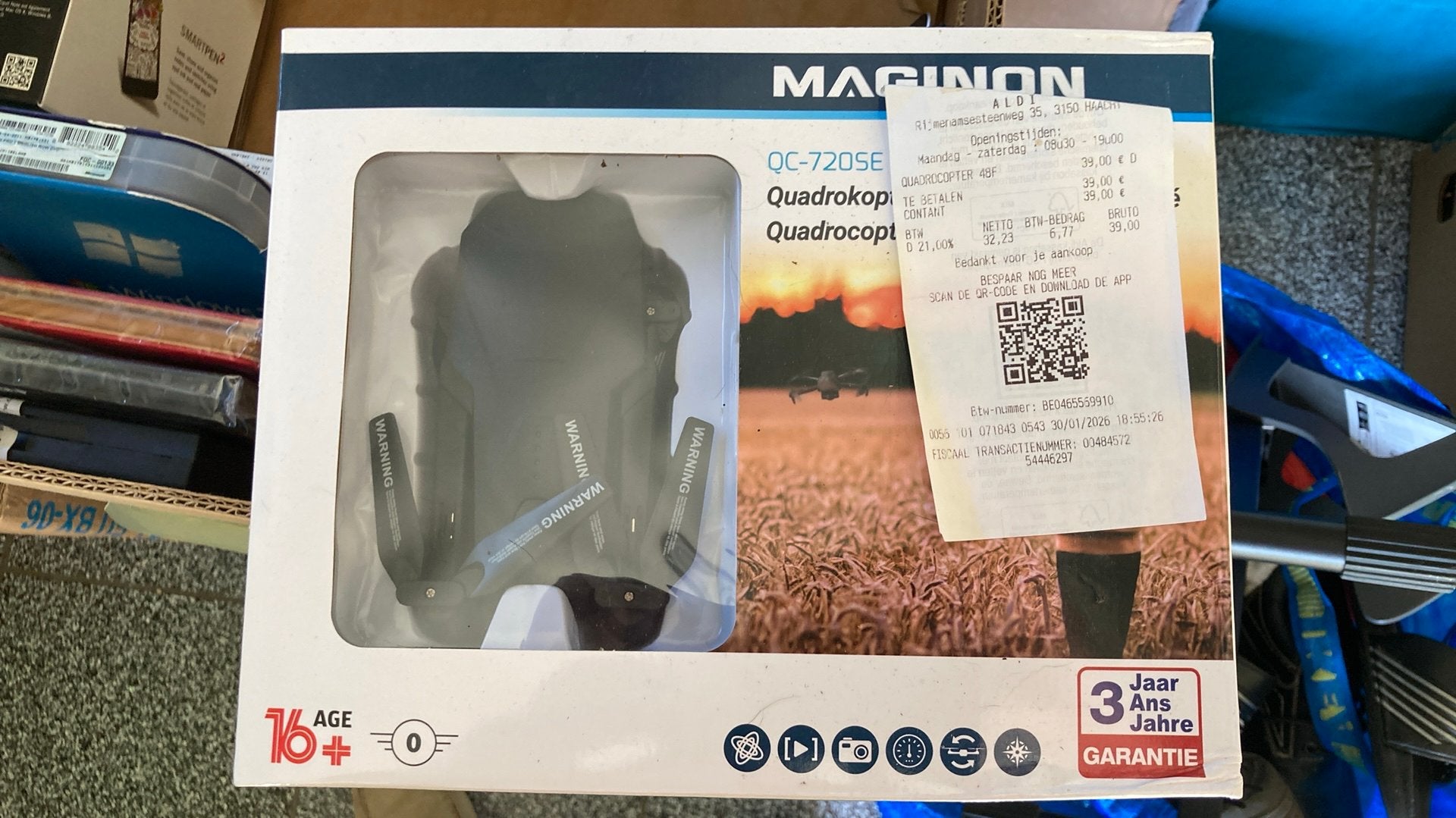 Maginon QC-720SE Drone – + 3 jaar garantie (€25), Enlèvement ou Envoi