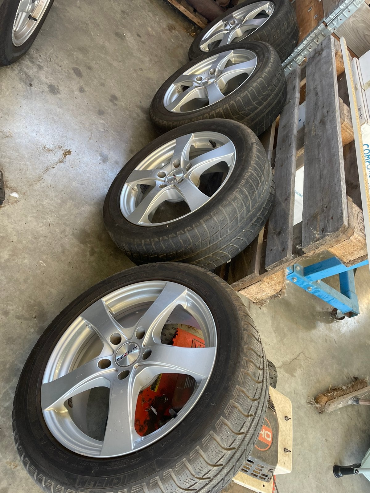 Dezent velgen 5x112 7j17inch, Auto-onderdelen, Ophalen, 17 inch, Band(en)