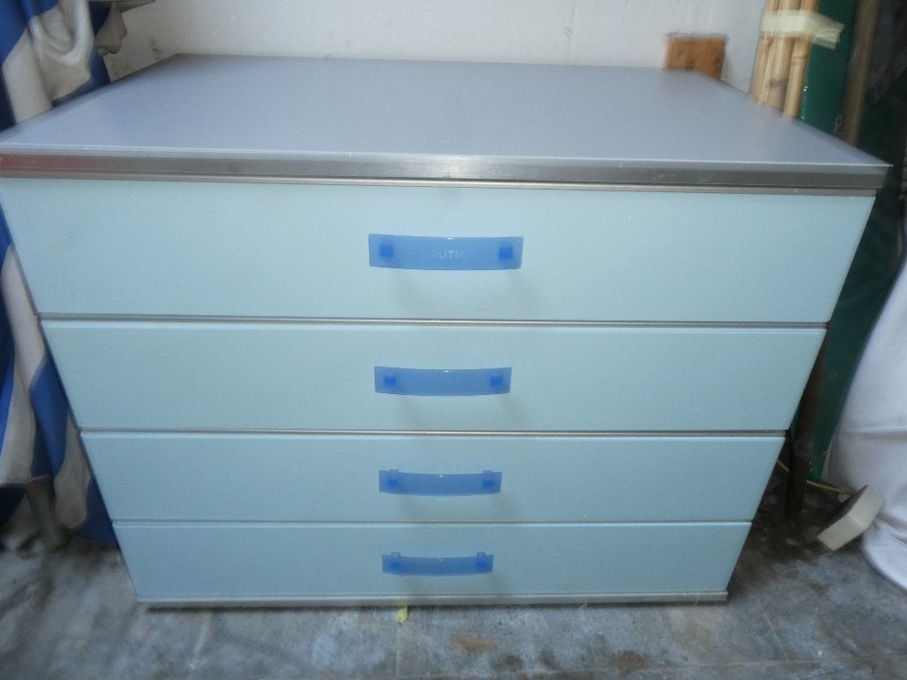 Commode "Gautier" 4 tiroirs, 3 ou 4 tiroirs, Moins de 100 cm, Enlèvement, Utilisé