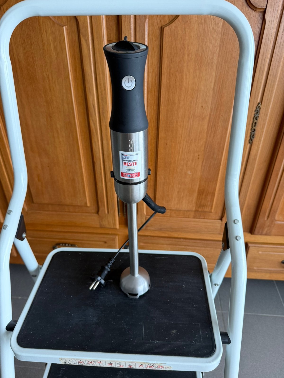 Inox keuken mixer pro, Electroménager, Mélangeurs de cuisine, Résiste au lave-vaisselle, Comme neuf, Enlèvement, 3 à 4 litres
