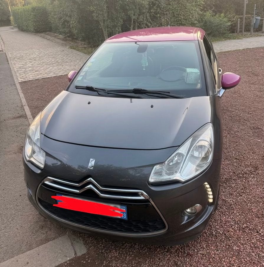 Ds3 1.6 ehdi 110cv SO CHIC, Auto's, Citroën, Euro 2, Zwart, DS, Leder en Stof