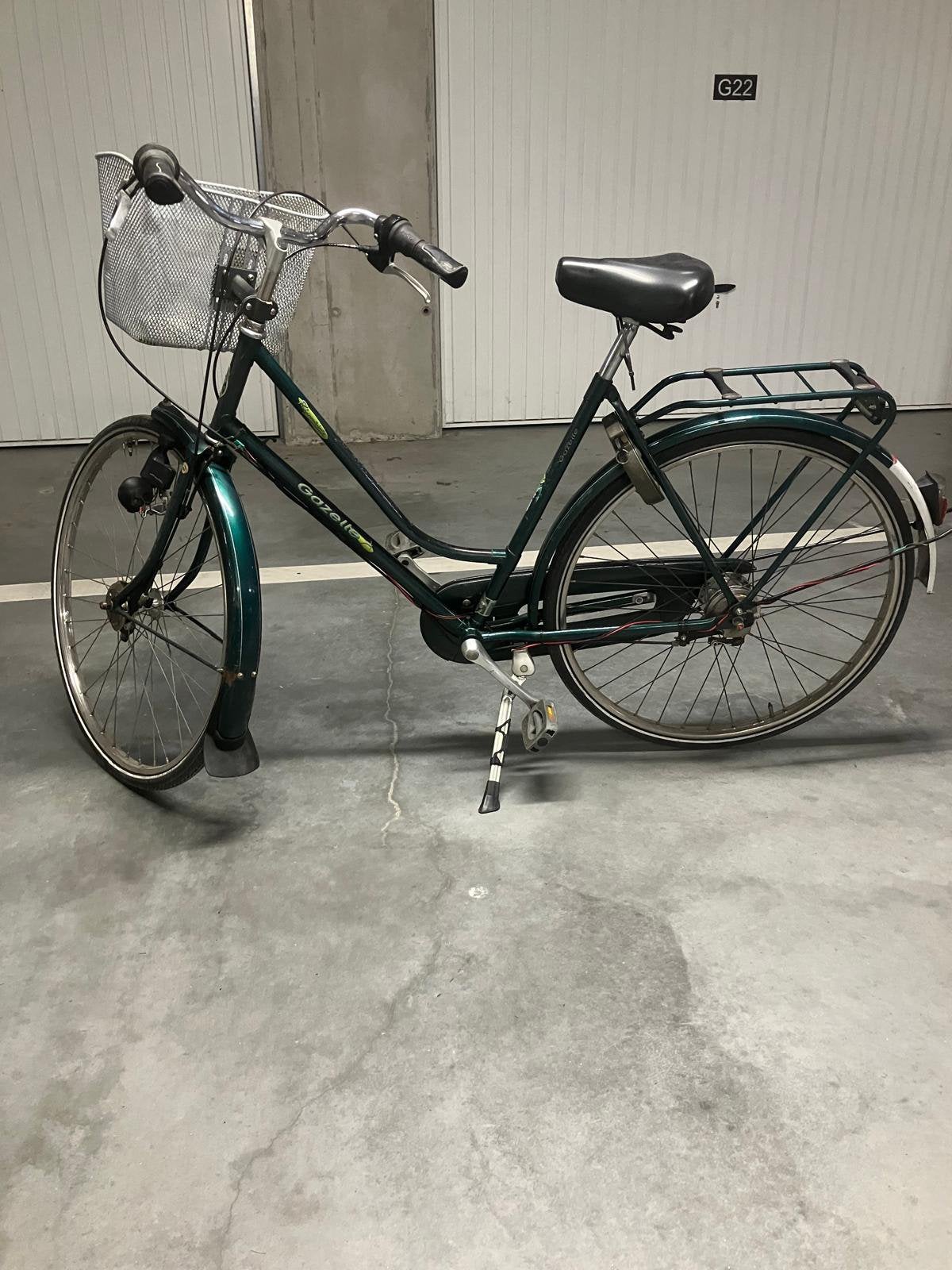 Damesfiets Gazelle Groen metalic 80€, Ophalen, Gebruikt, Gazelle