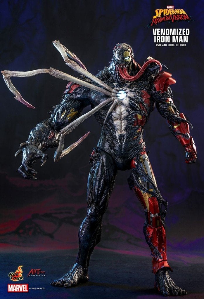 Hot Toys Maximum Venom - Venomized Iron Man (SE) AC04B, Enlèvement, Neuf, Humain