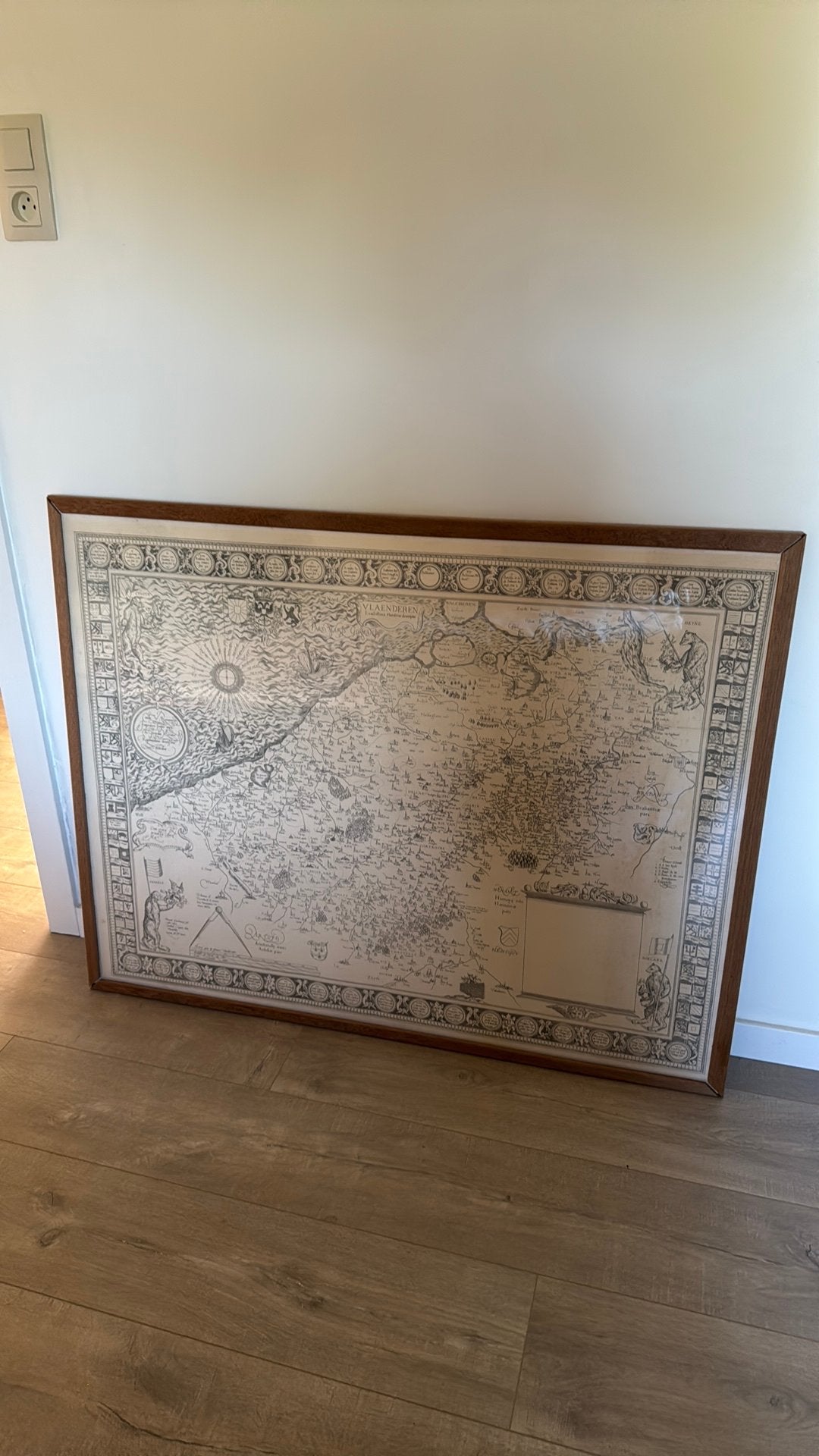 Oude landkaart, Enlèvement