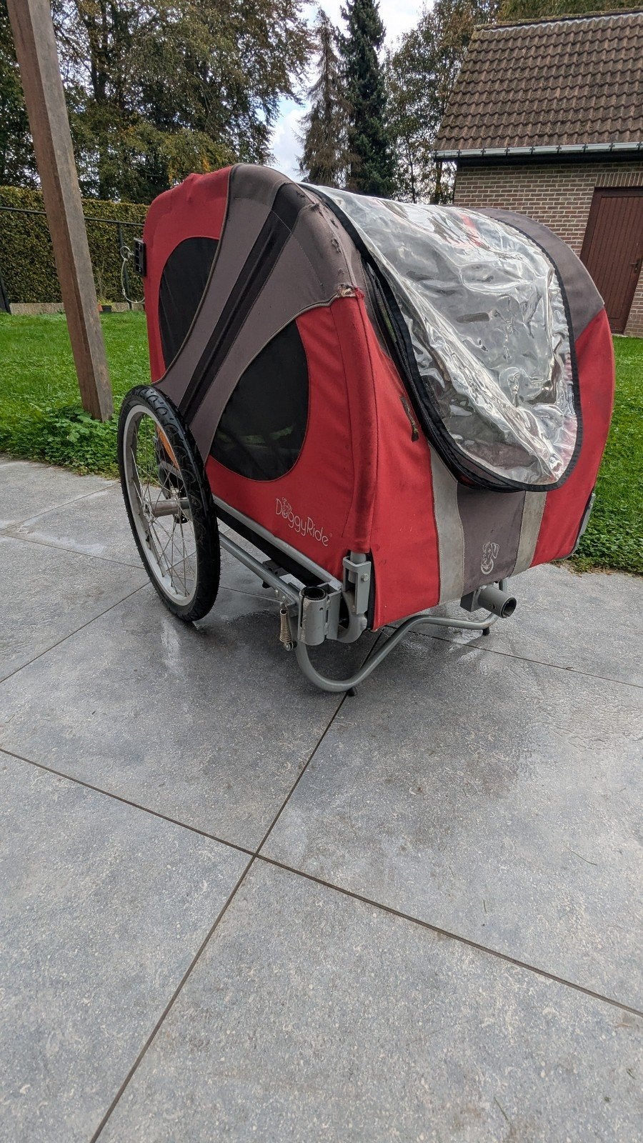 Honden(fiets)kar DoggyRide, Doggyride, Ophalen, Halsband