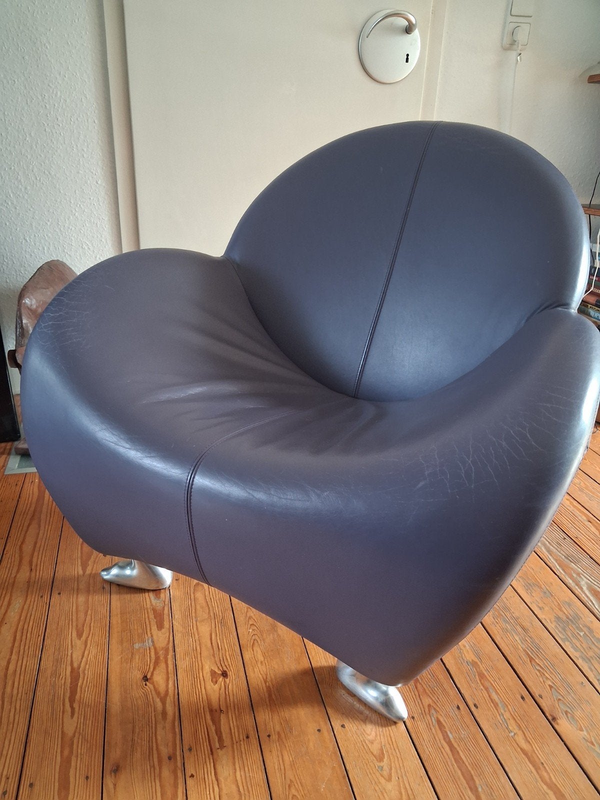 Leolux Papageno, Maison & Meubles, Fauteuils, Moins de 75 cm, Enlèvement, Utilisé, Cuir
