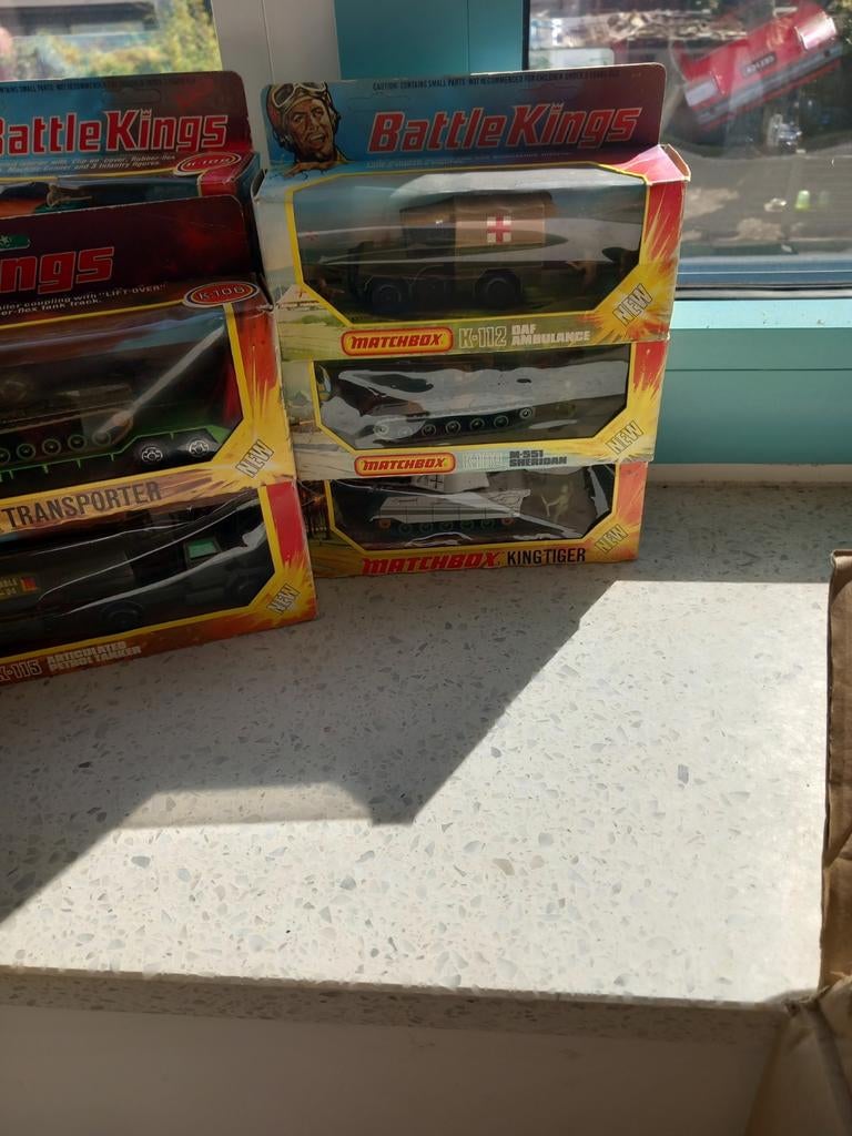 Matchbox legervoertuigen, Ophalen