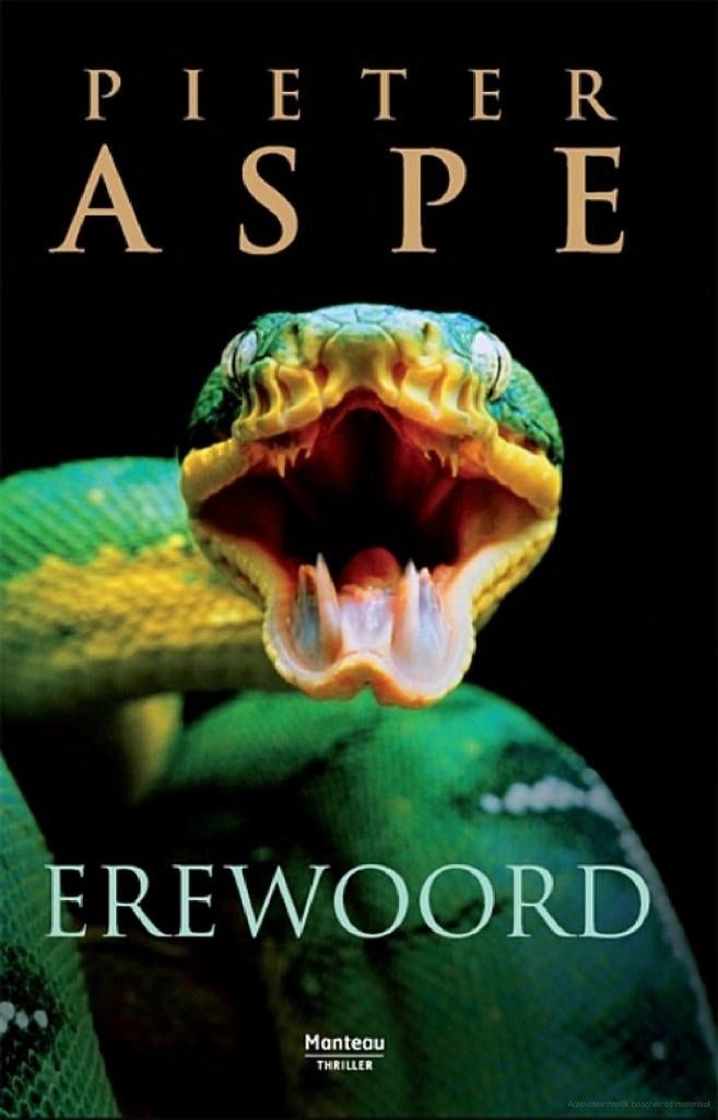 Te koop: Leuke thriller "Erewoord" van Pieter Aspe., Ophalen, Zo goed als nieuw, Pieter Aspe