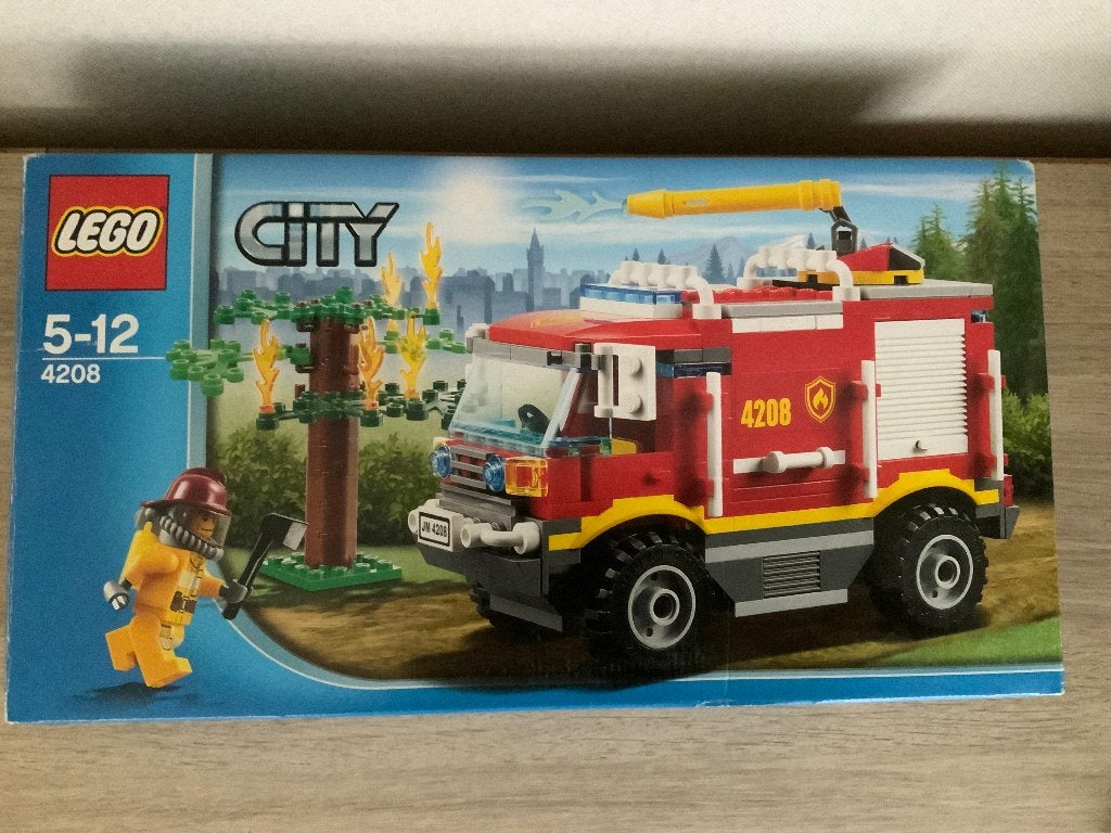 Lego city 4208 4x4 brandweerwagen, Ophalen, Inclusief instructies, Lego, Complete set