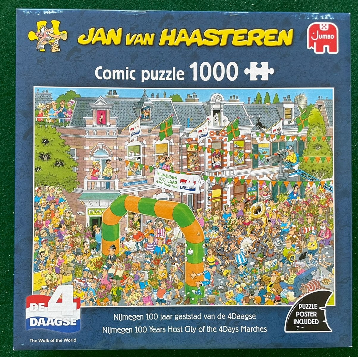Jan van Haasteren 1000 st-Nijmegen 100jaar gaststad 4daagse, Hobby en Vrije tijd, Denksport en Puzzels, Ophalen of Verzenden, Zo goed als nieuw