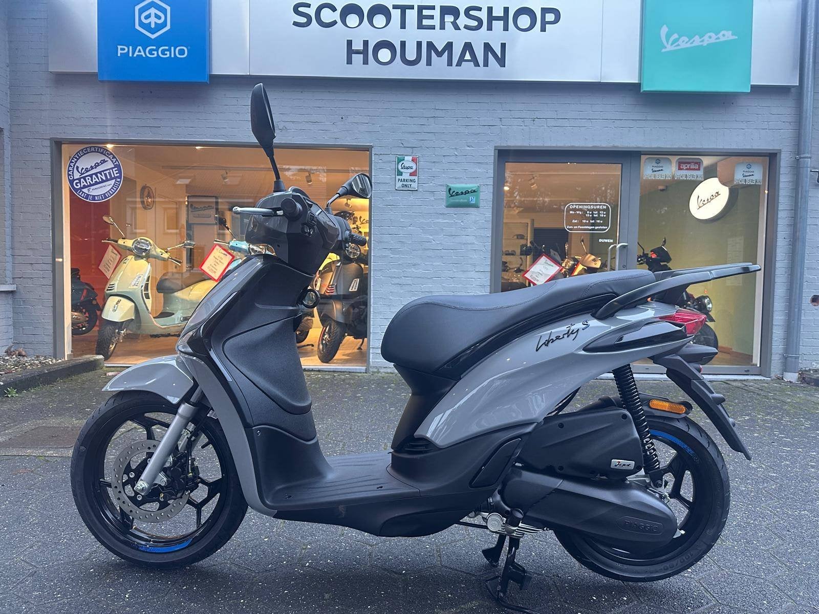 Piaggio Liberty S 50cc 45Km/h Grigio Materia (nr.2), Fietsen en Brommers, Scooters | Piaggio, Overige modellen, Nieuw, Benzine