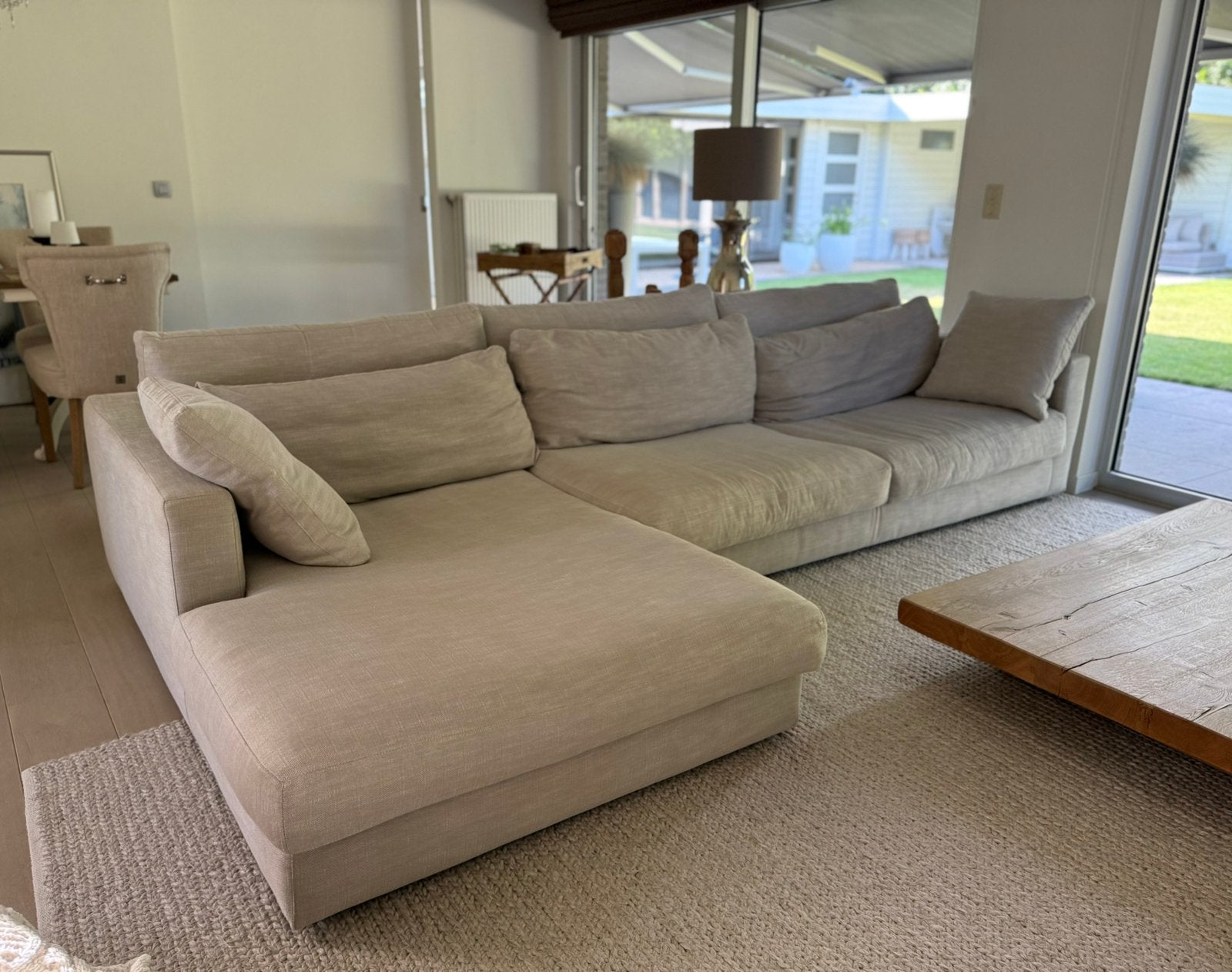 Lounge zetel Linteloo, Huis en Inrichting, Ophalen, Zo goed als nieuw, Stof