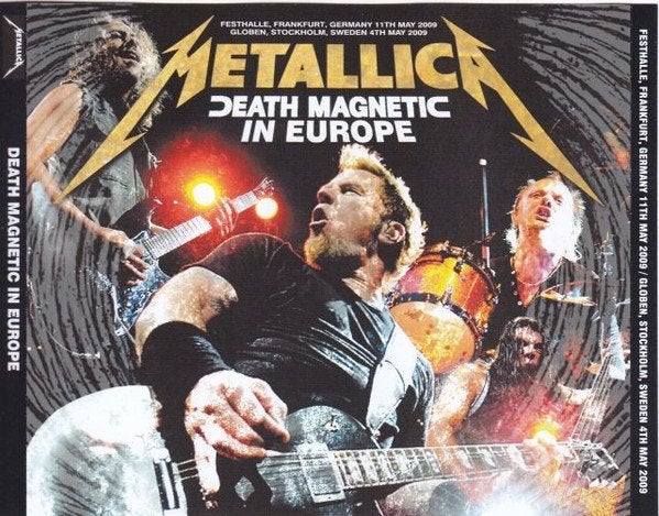 2 CD's + DVD METALLICA - Death Magnetic In Europe 2009, Enlèvement ou Envoi, Neuf, dans son emballage, Hard rock, Album live