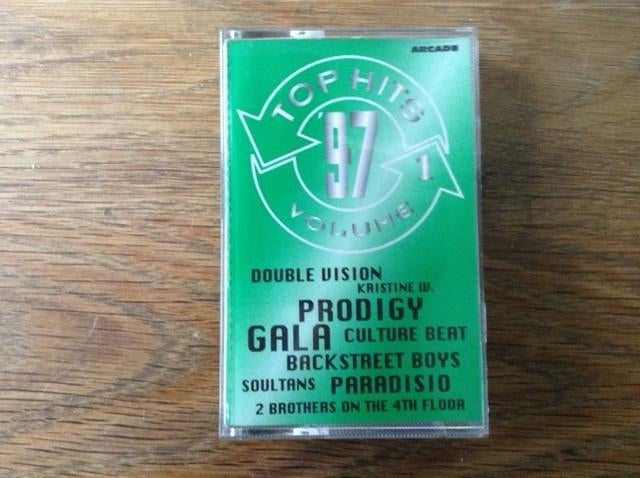 muziekcassette top hits '97, Enlèvement ou Envoi, Autres genres, 1 cassette audio, Originale