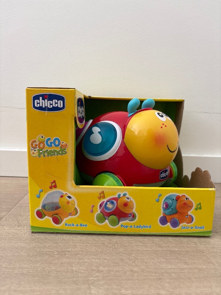 Figurine interactive Pop-a-Ladybird, Enfants & Bébés, Jouets | Jouets de bébé, Neuf, Autres types, Avec lumière, Sonore, À roulettes