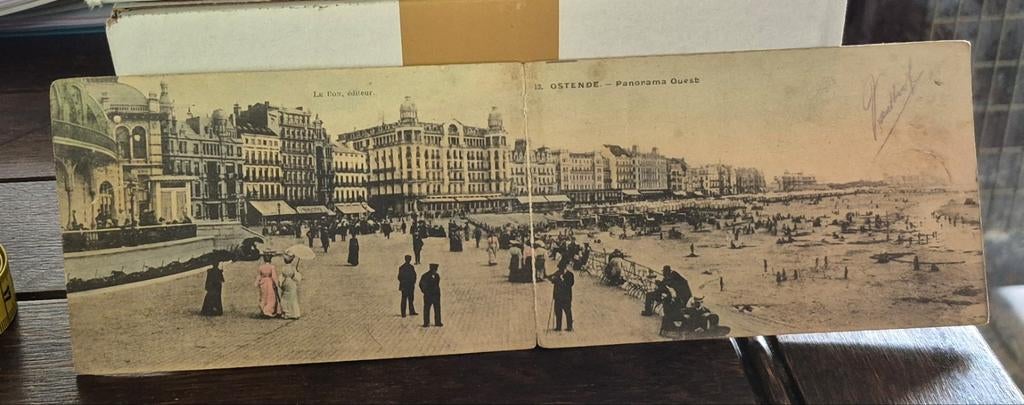 Oostende postkaart 1919, Verzamelen, Postkaarten | België, Antwerpen, Ophalen of Verzenden