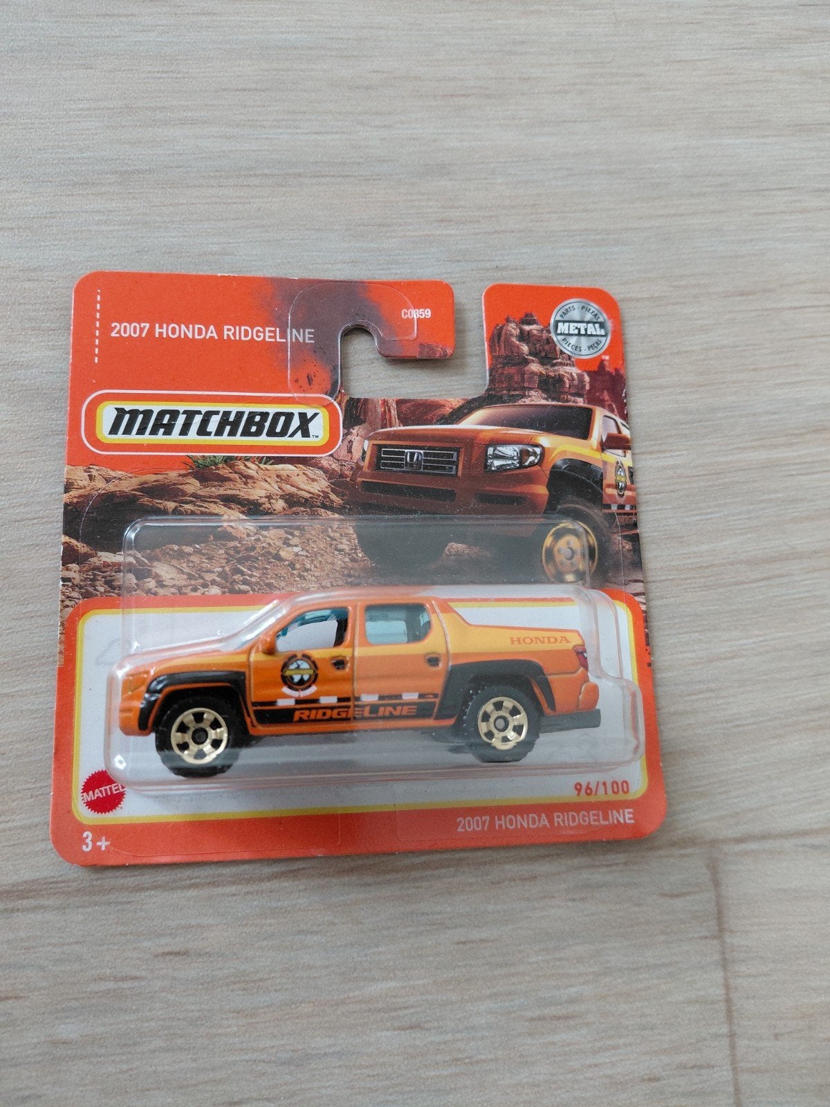 Matchbox Honda Ridgeline, Ophalen