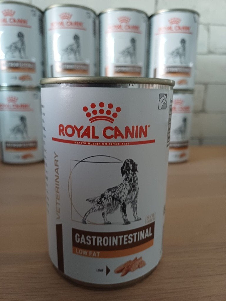 9 x Blik (420 g) - Royal Canin Gastrointestinal Low Fat Hond, Animaux & Accessoires, Enlèvement, Chien