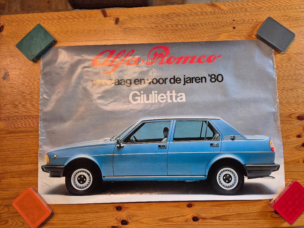 Dealerposter Alfa Romeo Giuletta, Ophalen, Alfa Romeo