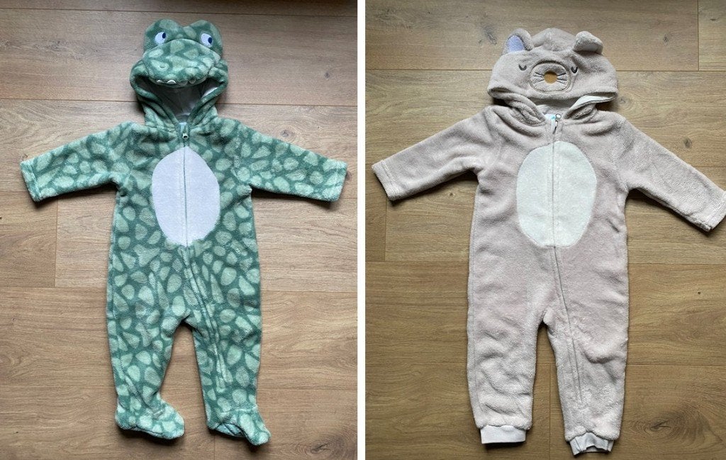 2x Tex Baby Dieren Onesies Krokodil & Muis M80-86 - NIEUW!, Ophalen, Tex, Jongetje of Meisje, Nieuw