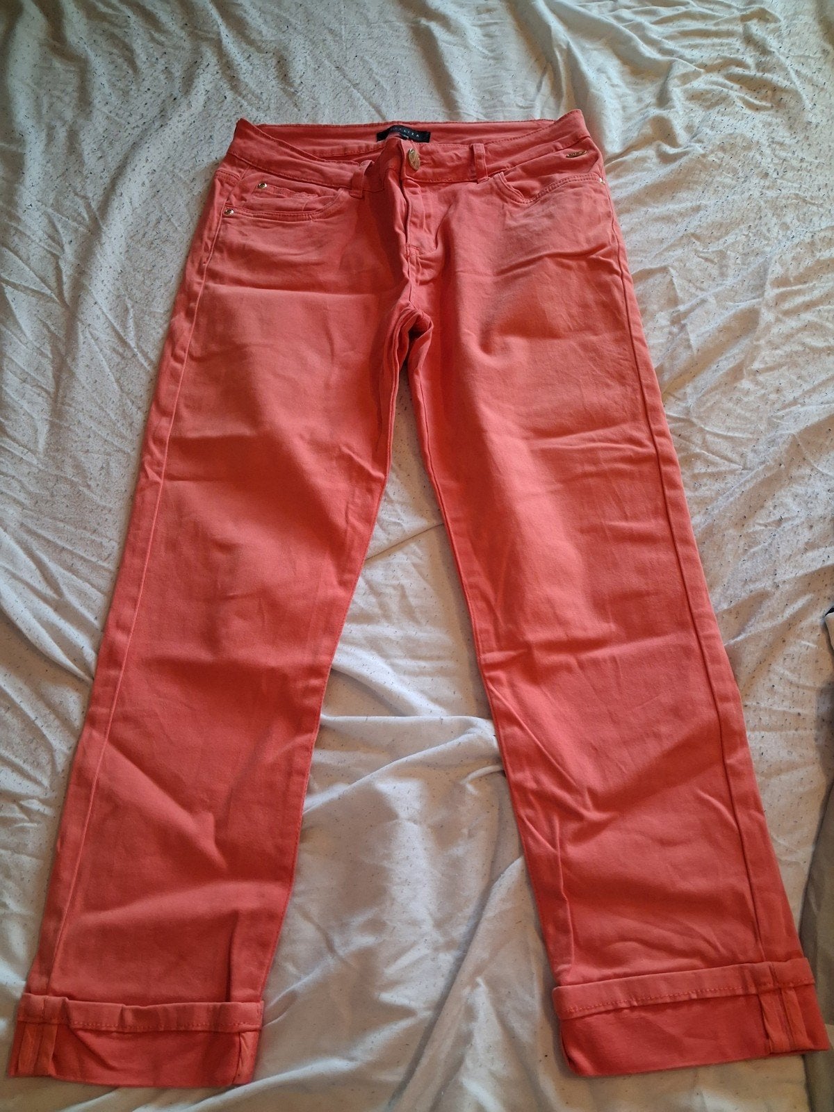 zomerbroek L&L maat 40, Kleding | Dames, Maat 38/40 (M), Driekwart, Roze, Gedragen
