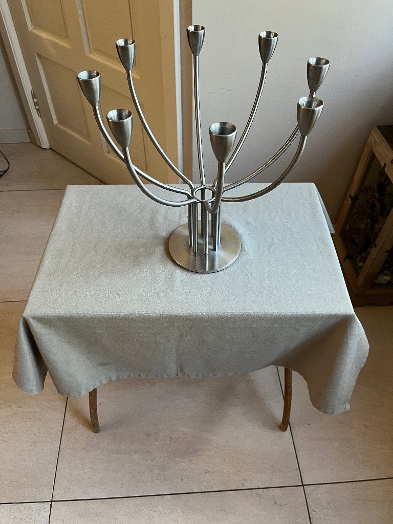 8 armige kandelaar, Huis en Inrichting, Gebruikt, IKEA, 34 cm, Ophalen of Verzenden