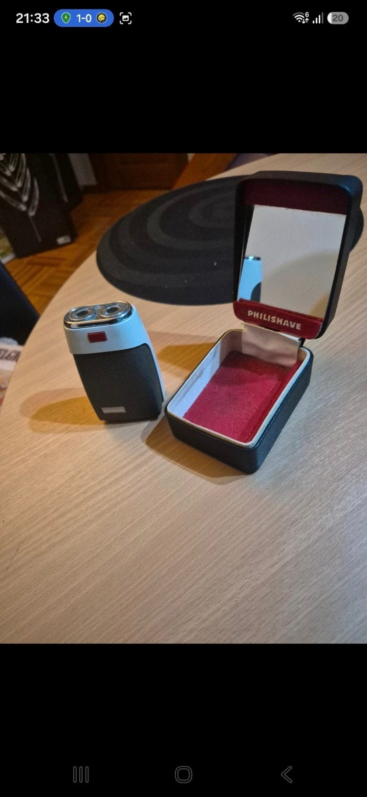 Rasoir vintage Philishave HP1203 Philips années 60 – fonctio, Collections, Enlèvement ou Envoi