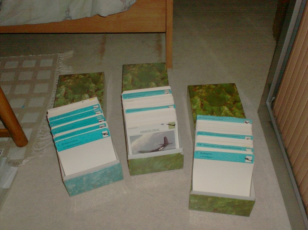collectie vliegtuigkaarten 3 dozen, Ophalen of Verzenden, Zo goed als nieuw, Kaart, Foto of Prent