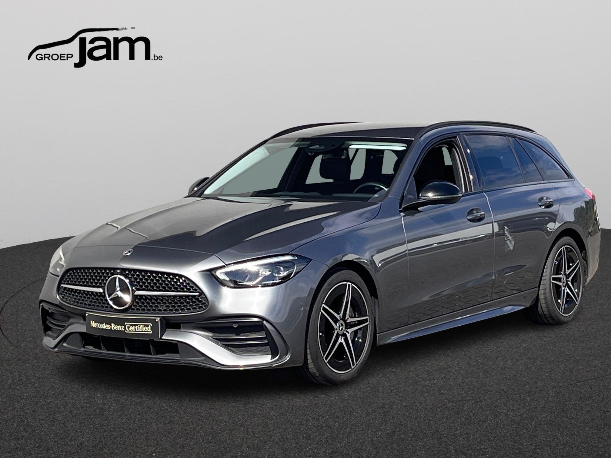 Mercedes-Benz C-Klasse Break C 180 T Amg + trekhaak, Auto's, Automaat, Zwart, 152 g/km, 5 deurs