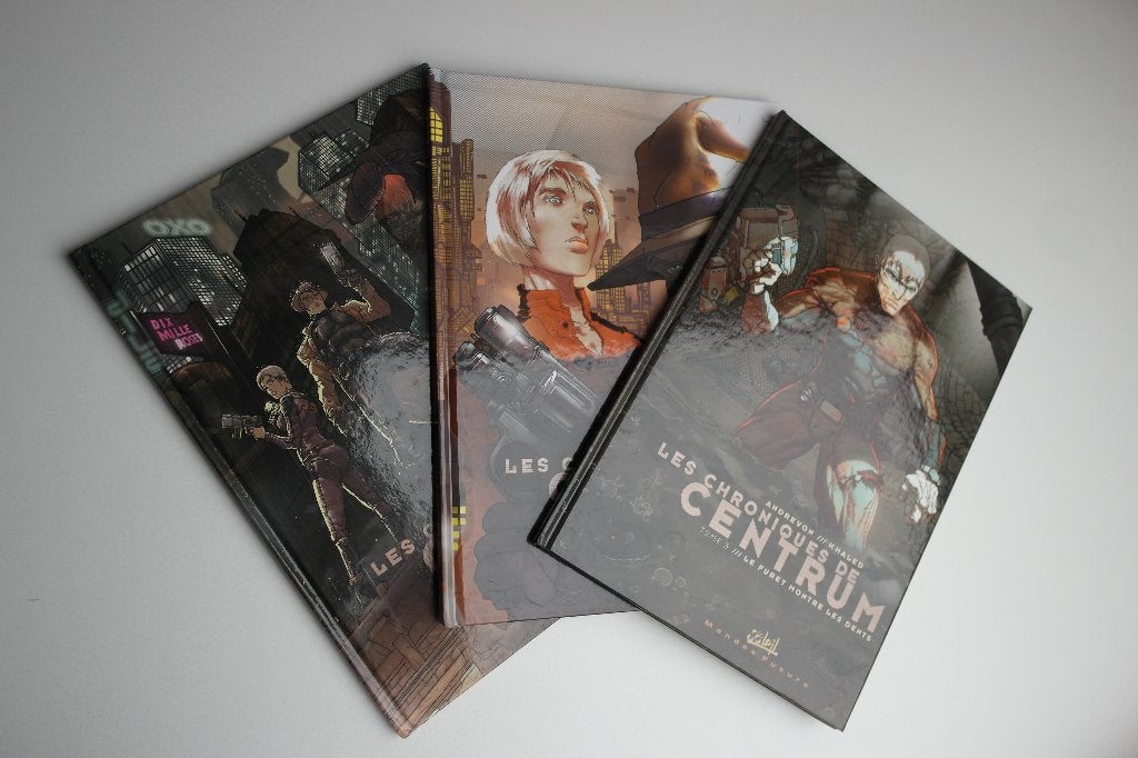 Bd CHRONIQUES DE CENTRUM tomes 1 à 3 (EO ttbe) de ANDREVON, Enlèvement ou Envoi, ANDREVON / KHALED, Série complète ou Série, Comme neuf