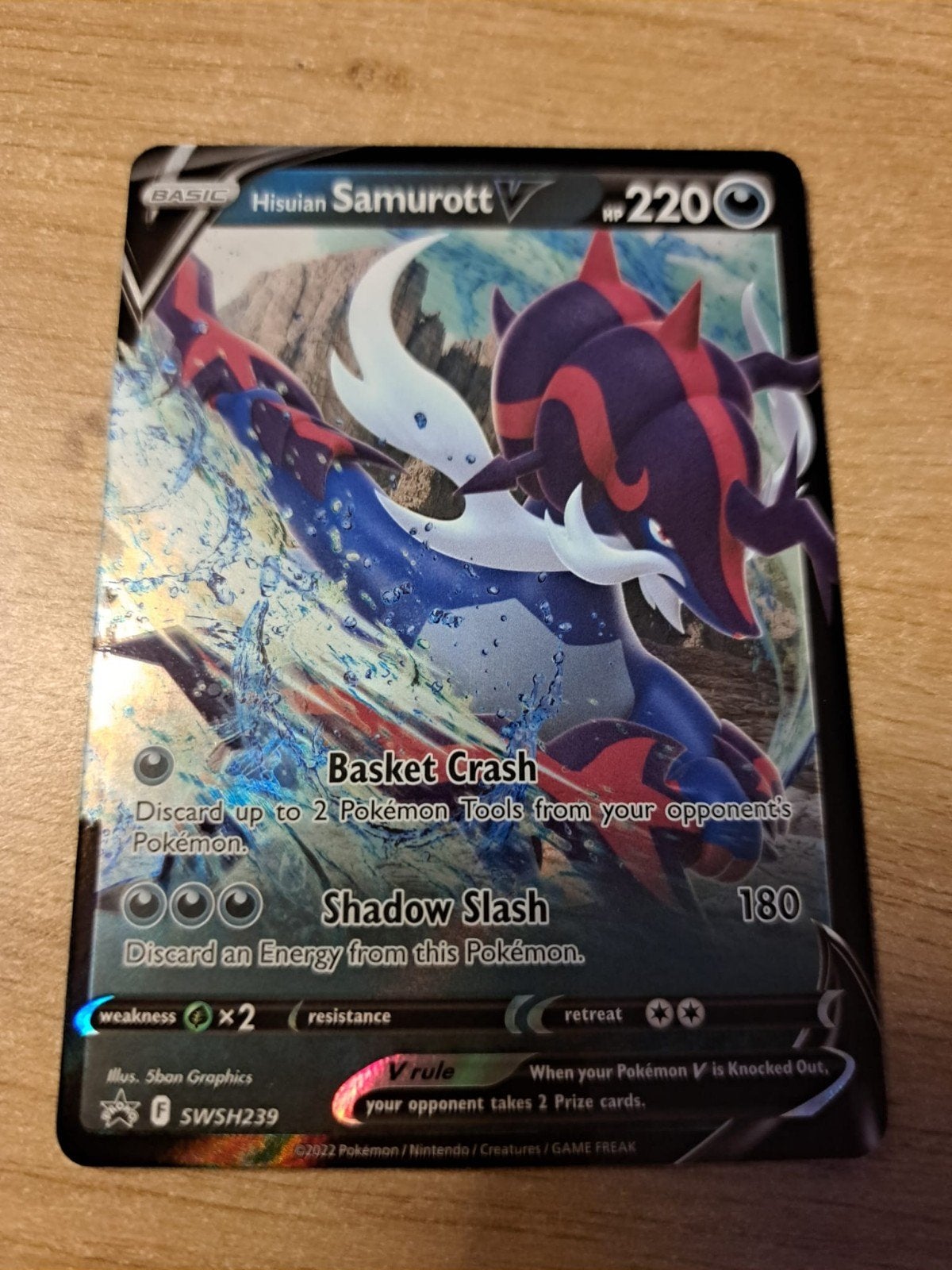 Hisuian samurott swsh239, Hobby & Loisirs créatifs, Jeux de cartes à collectionner | Autre, Enlèvement