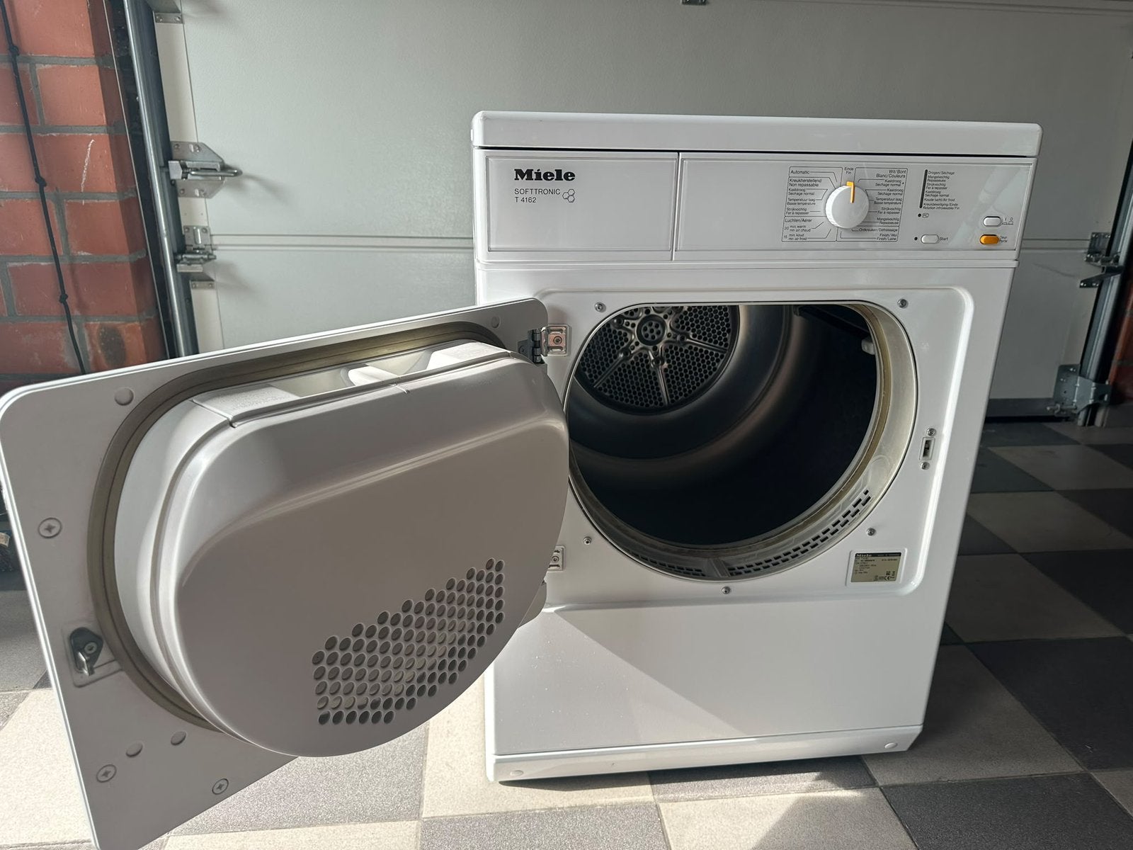 Miele droogkast, Electroménager, Chargeur frontal, Enlèvement, Utilisé, Phase anti-froissage