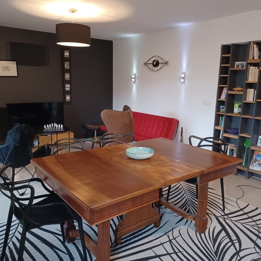 Table salle à manger vintage, Maison & Meubles, 100 à 150 cm, Cinq personnes ou plus, Vintage, 100 à 150 cm