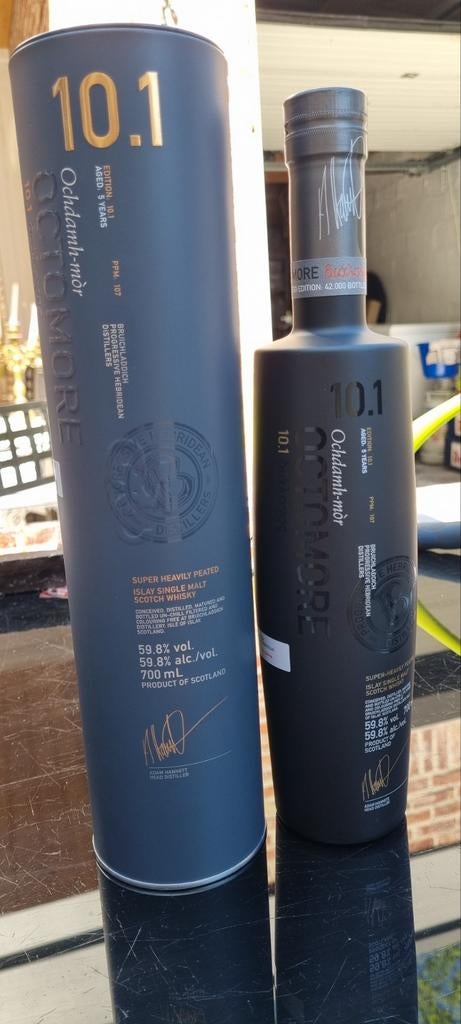 Octomore 10.1  5Y single malt whisky 59.8%, Collections, Enlèvement ou Envoi