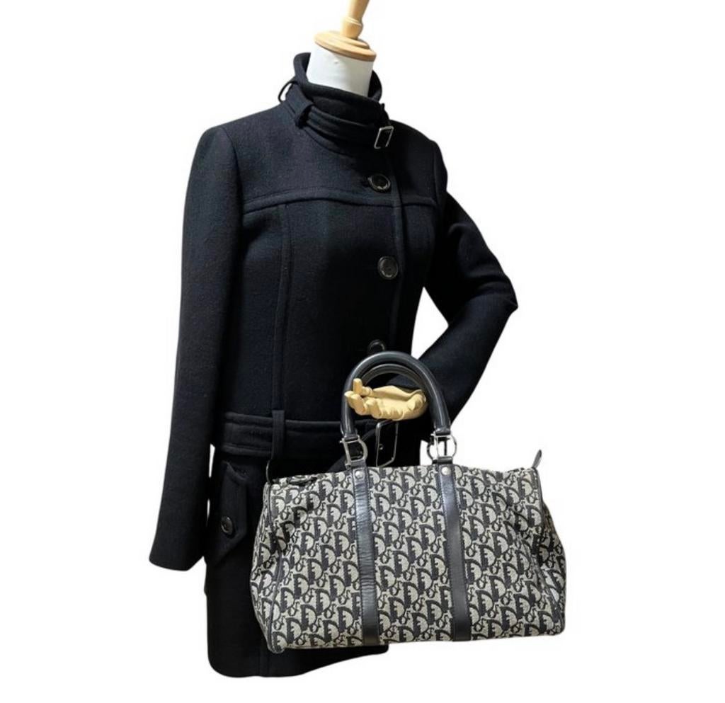 Sac à main Christian Dior Trotter Boston en toile et cuir, Enlèvement, Comme neuf