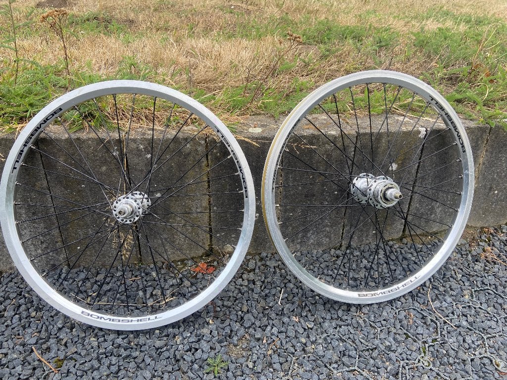 Paire de roues BMX Bomshell, BMX, Comme neuf, Enlèvement, Aluminium