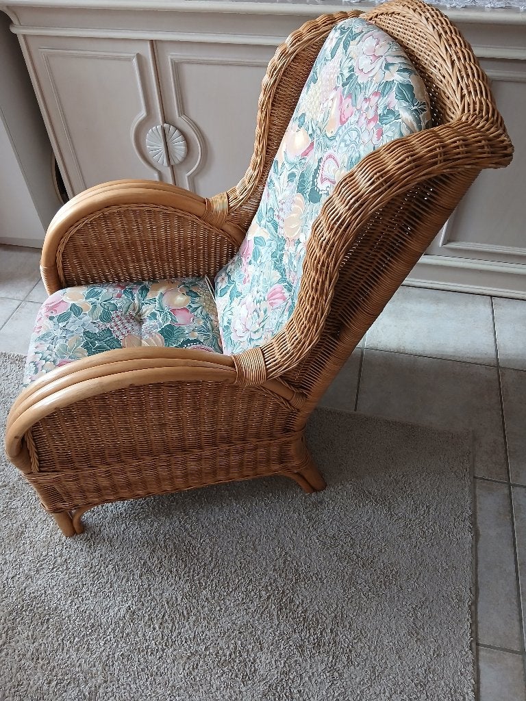 Rotan stoel, Osier ou Rotin, Brun, Enlèvement, Utilisé